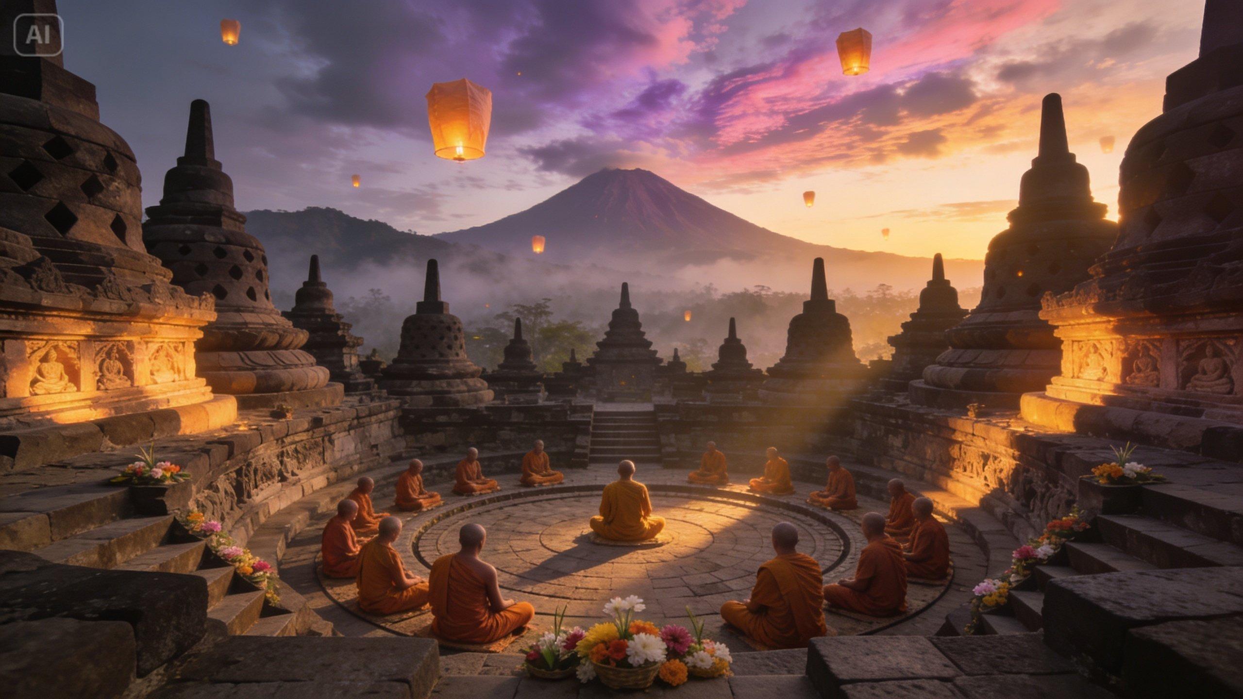 vesak day ai video feature