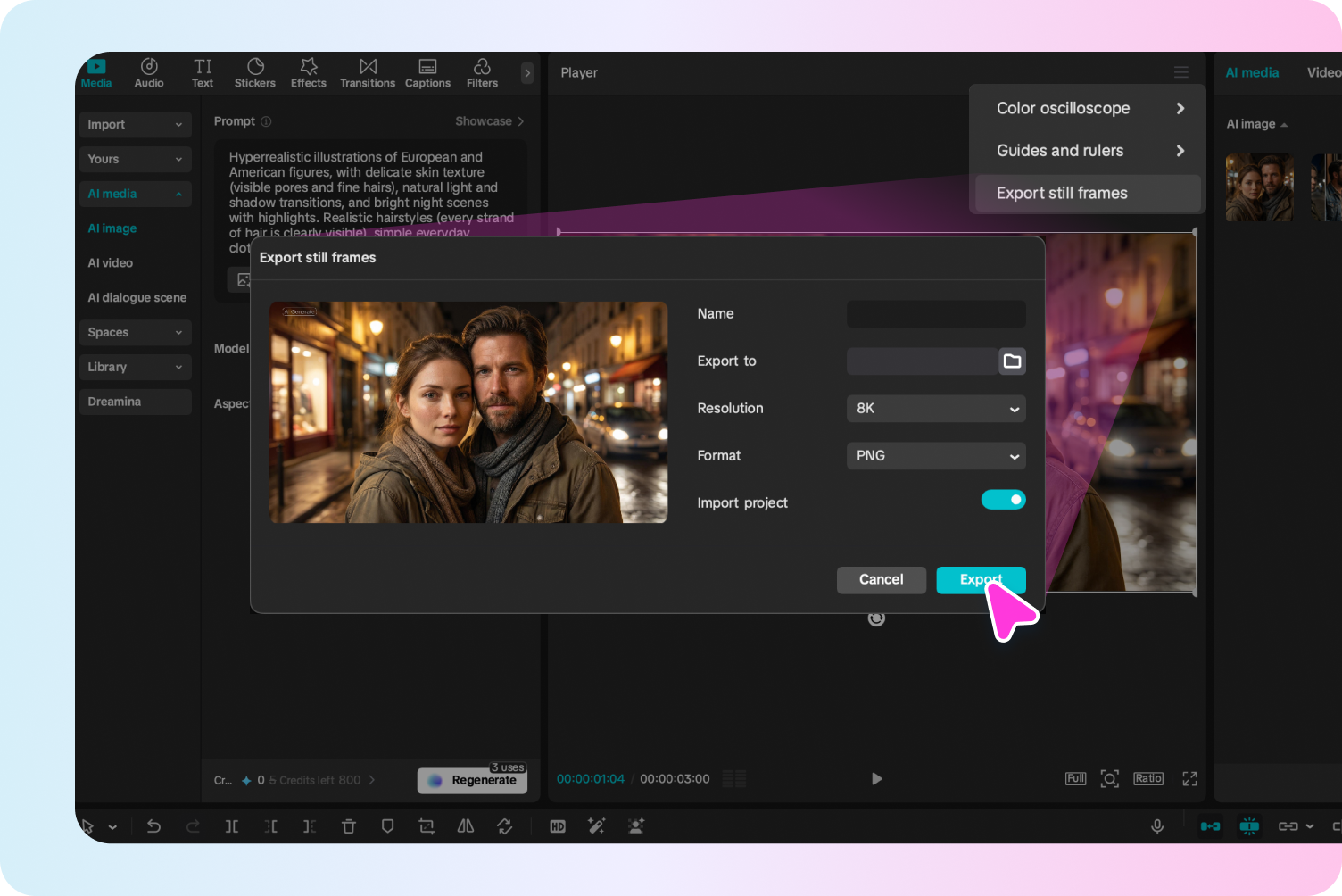 Export for free