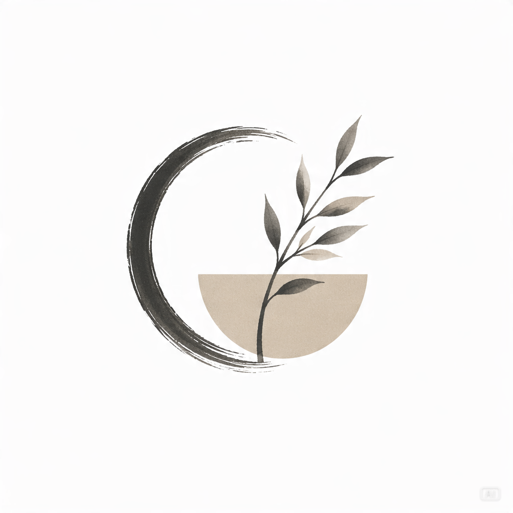 Japandi minimalist logo generated by Pippit