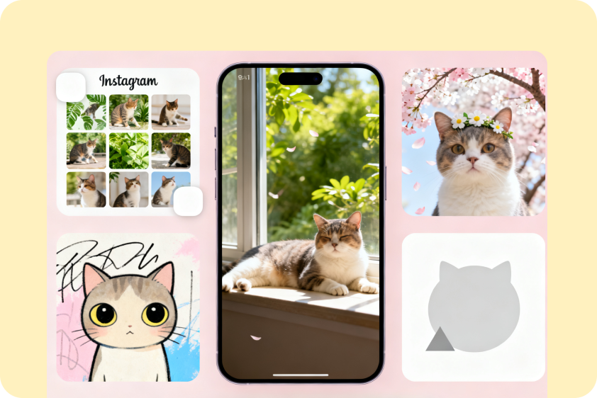 modifica delle foto per contenuti e branding