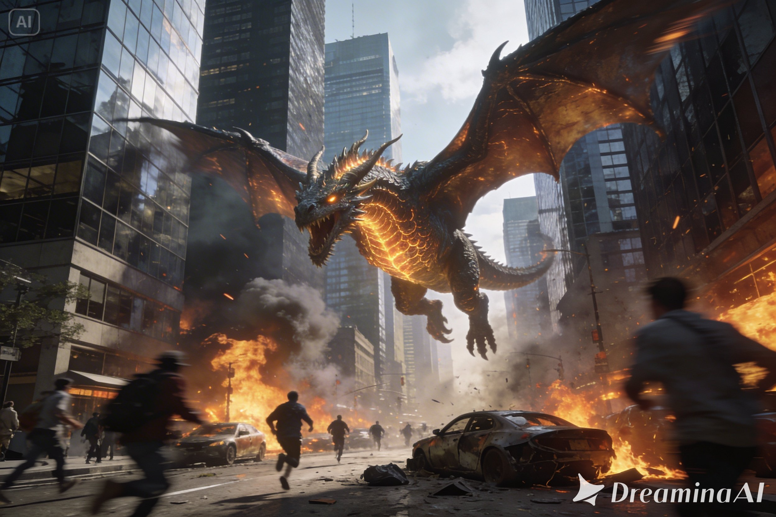 Drachen erwachen in der modernen Welt