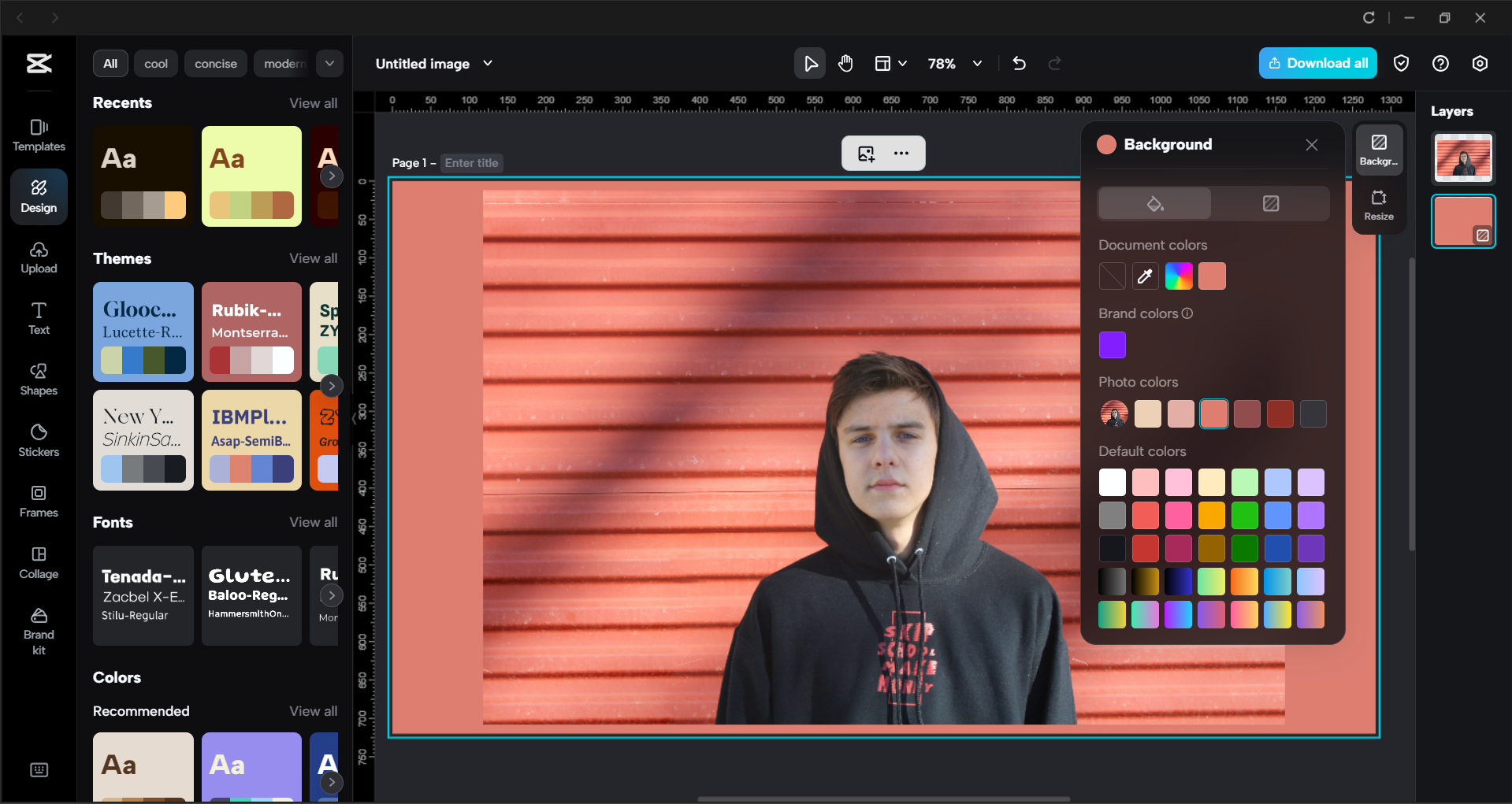 Schnittstelle des CapCut Desktop-Video-Editors - einer der besten Fotohintergrund-Entferner