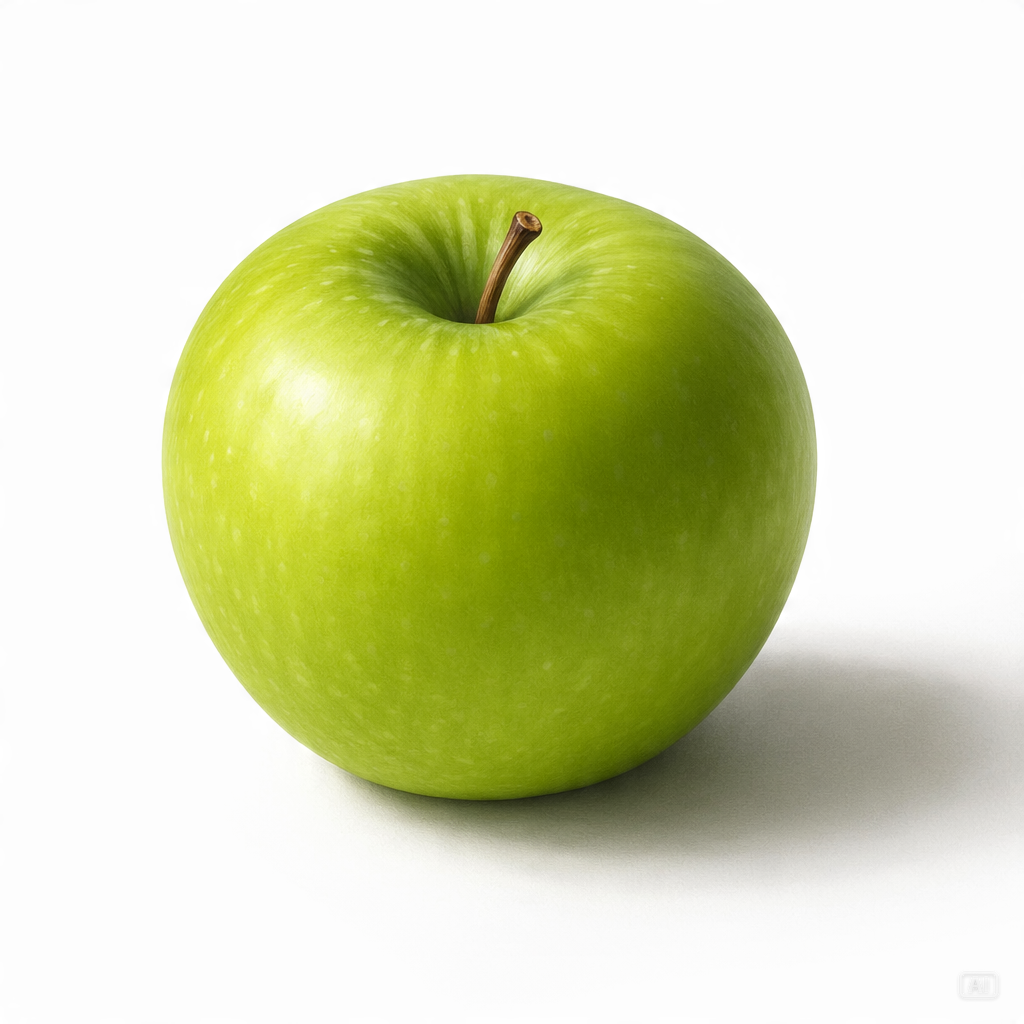 Green apple drawing prompt generated by Pippit