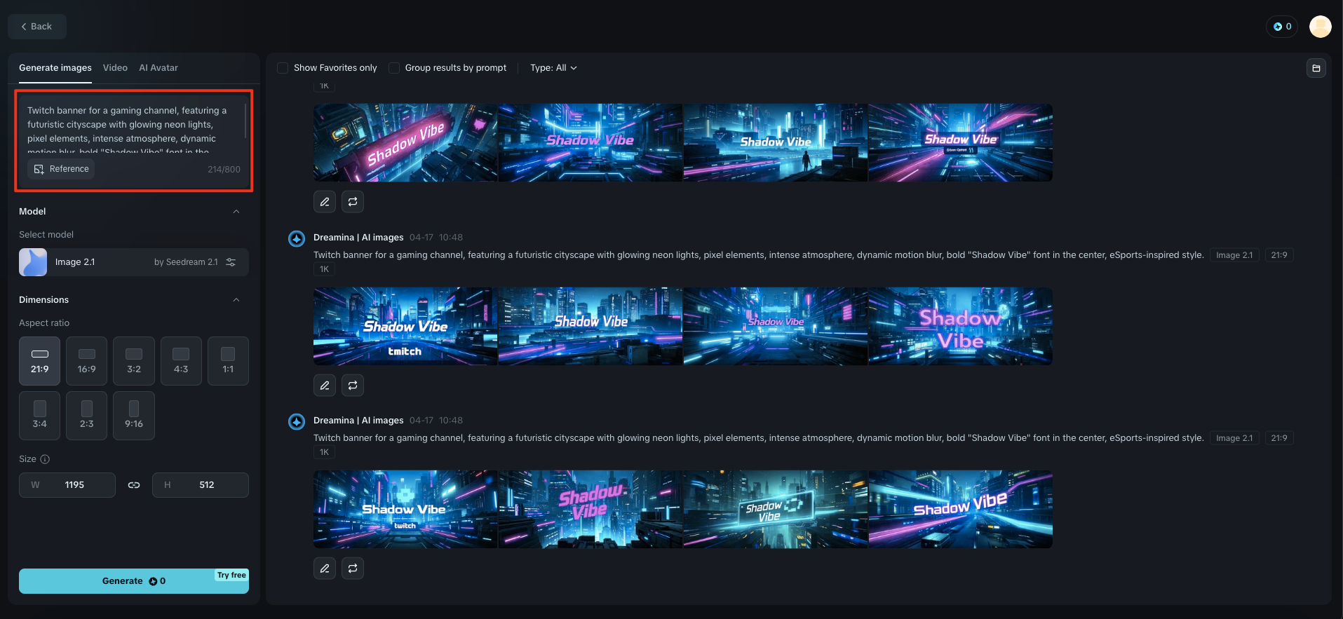 darmowy twórca banerów Twitch