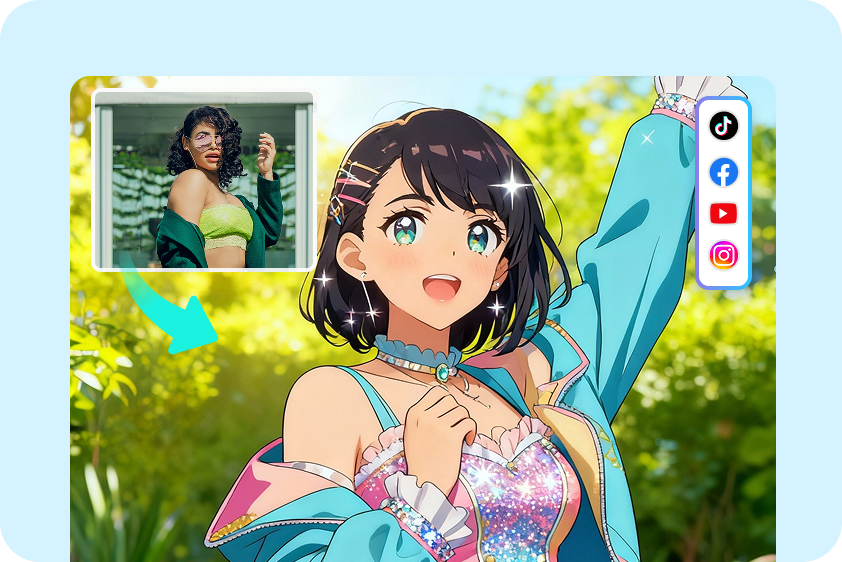 Δημιουργήστε avatars anime με στυλ Hoshino AI.