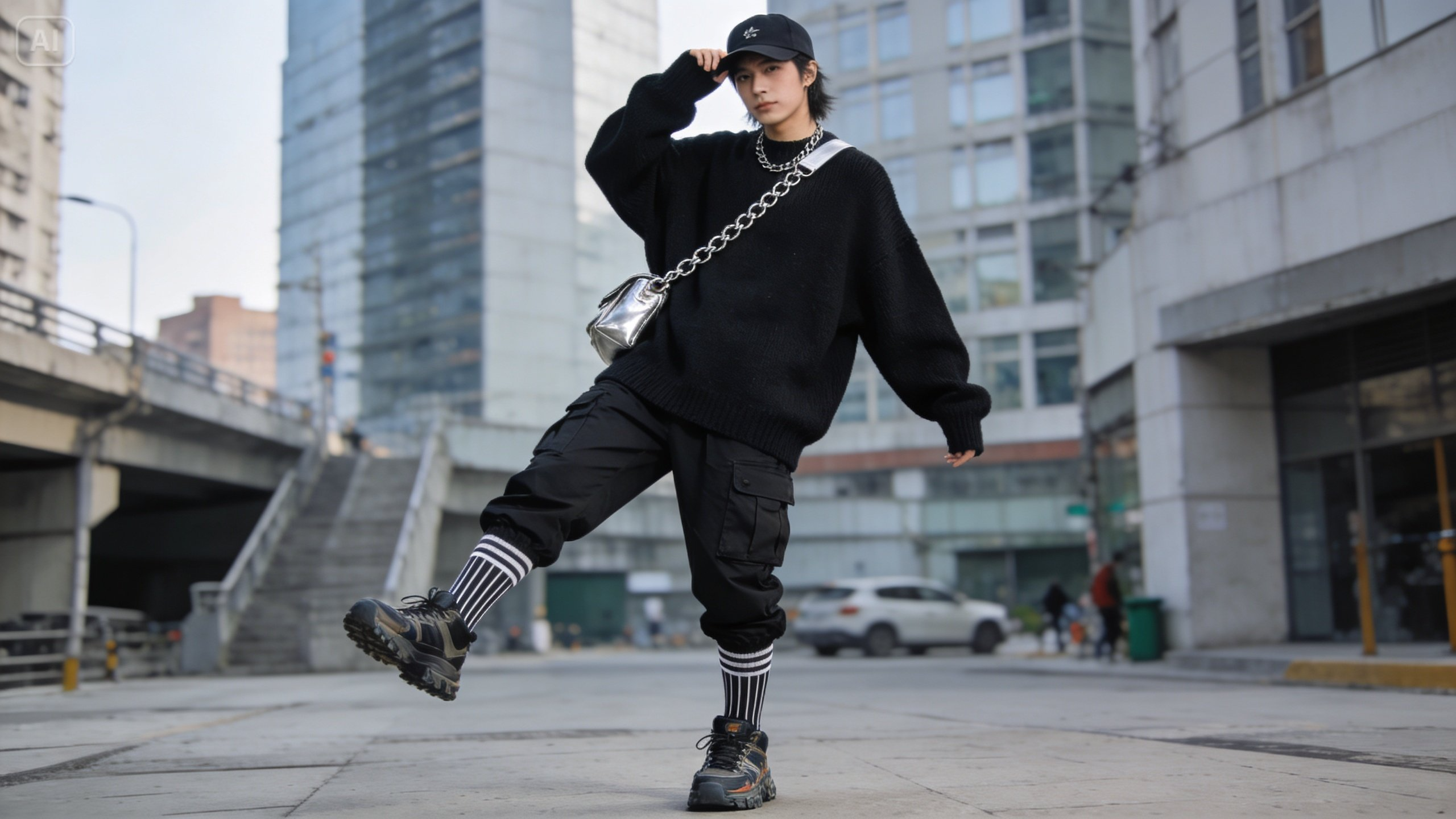 Generation im Streetwear-Stil