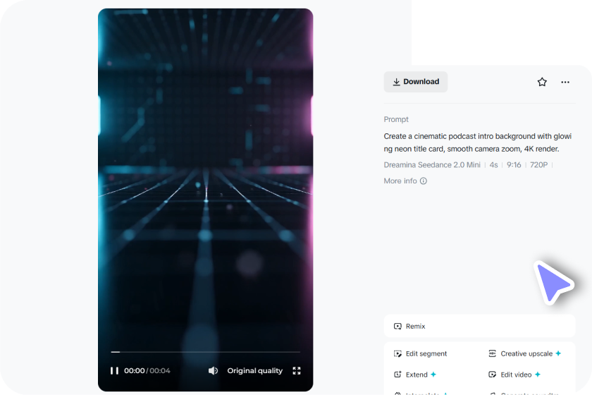 Preview flipped clips and export hd