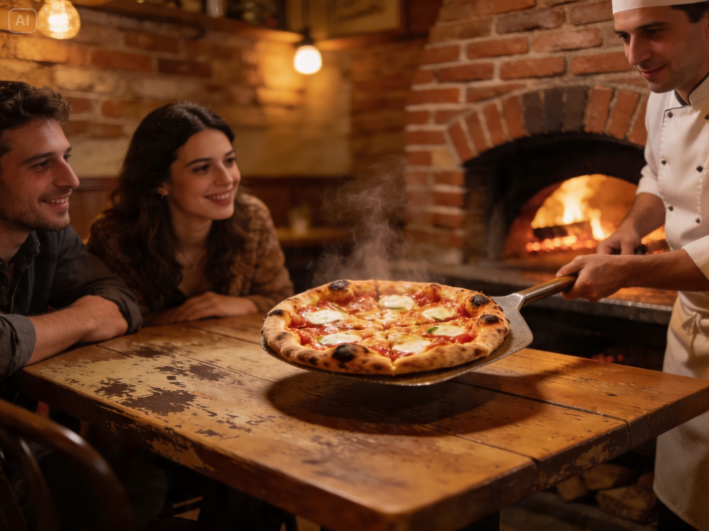 Aufforderung für eine lokale Restaurantwerbung