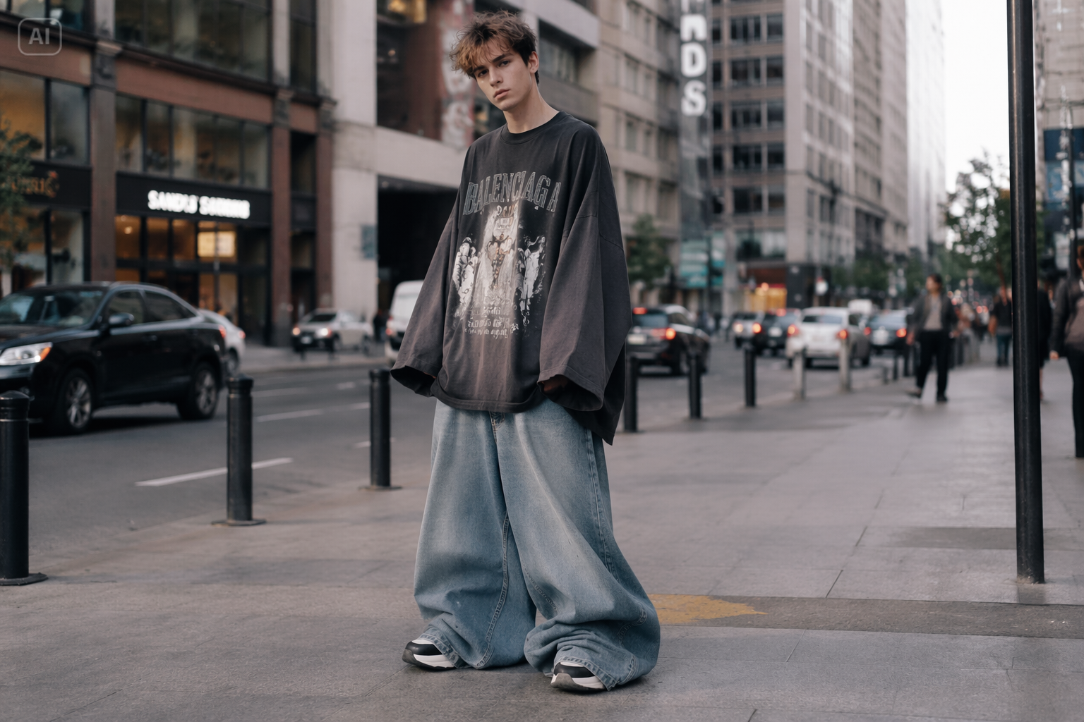 baggy jeans image prompt