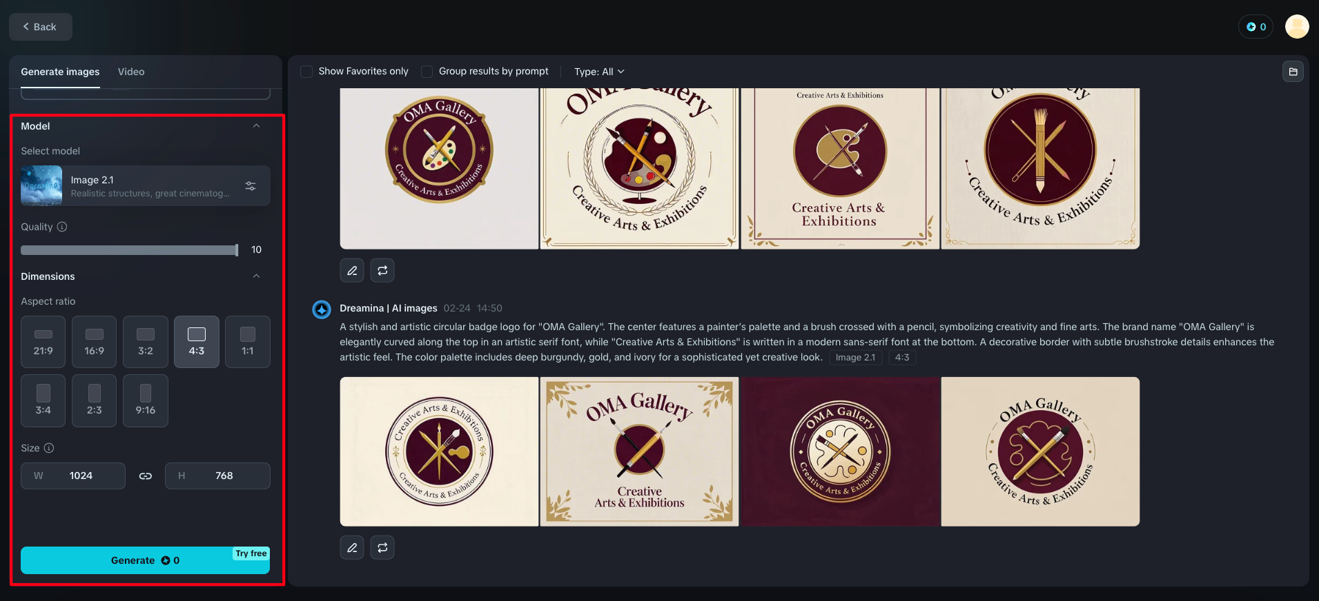design logo insignă gratuit
