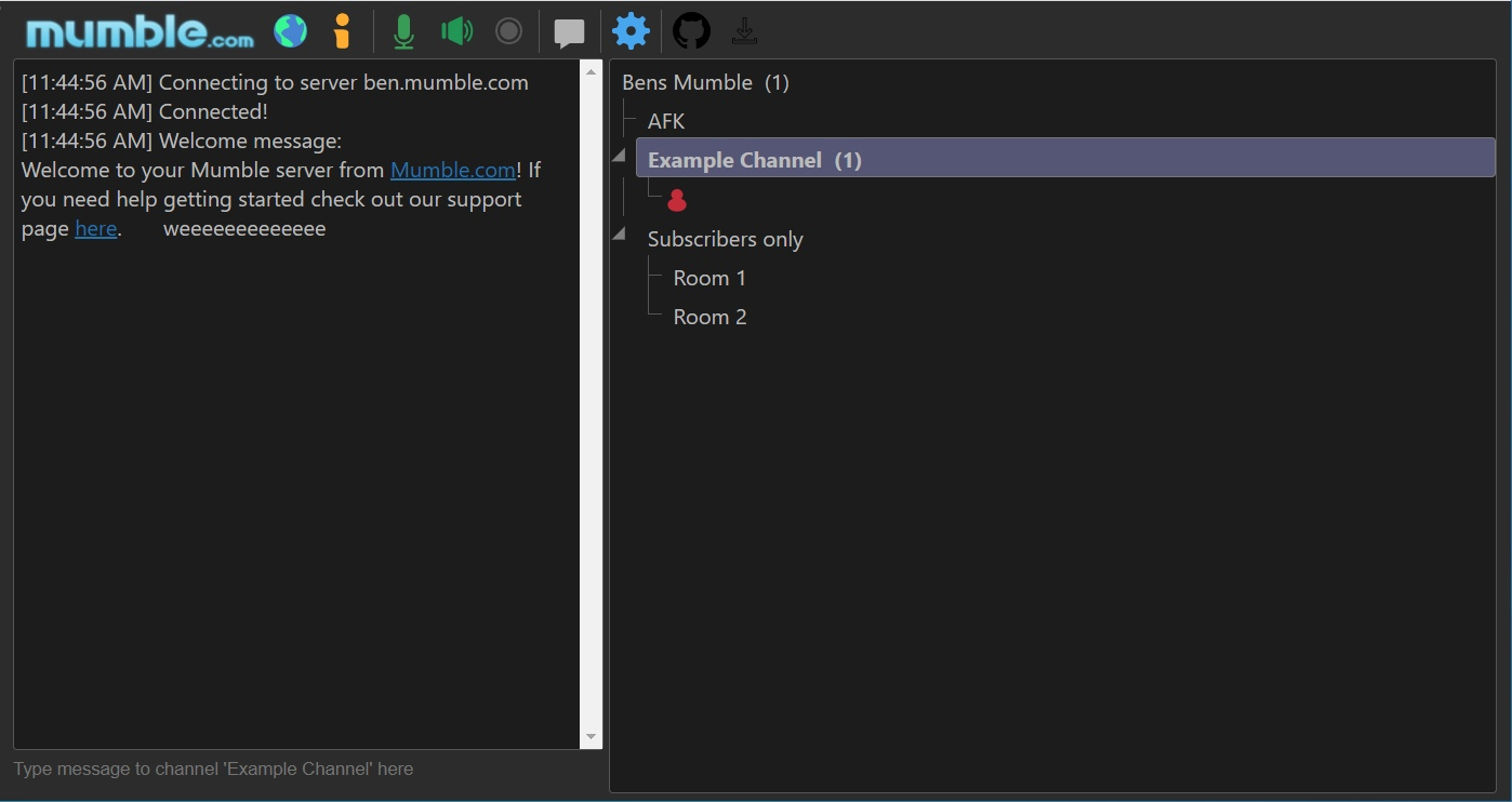 อินเทอร์เฟซของ Mumble - ตัวเปลี่ยนเสียง AI โอเพ่นซอร์สอีกตัว