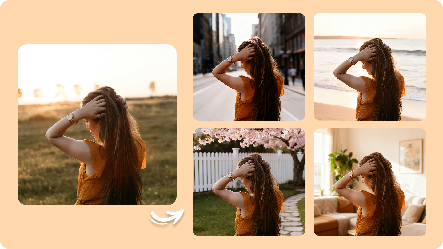 replace background of photo
