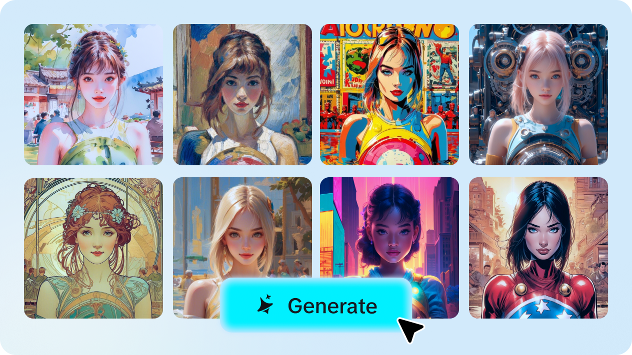 스타일 프리셋이 있는 최고의 AI 그림 플랫폼
