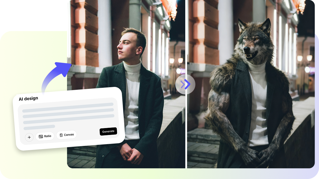 Human to Animal Hybrid Generator: Turn Any Photo Into a Wild Combo
