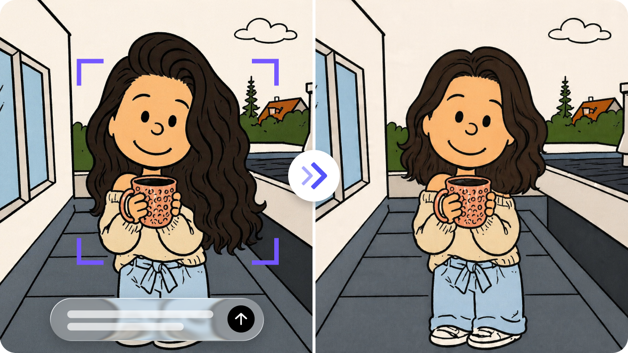 Refine Snoopy avatars' details with Interactive editing