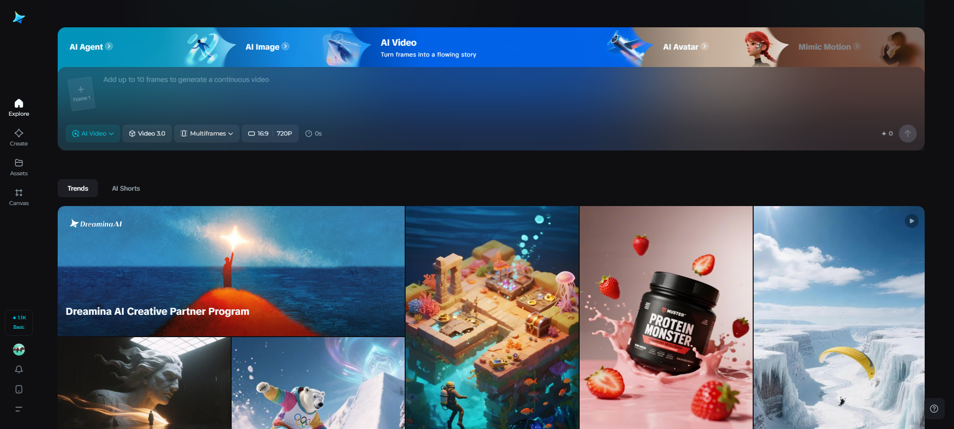 Dreamina-Homepage