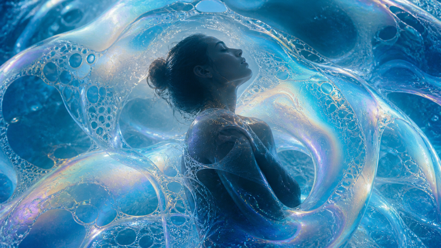 Dreamy Soap Bubble Texture original 16:9 effect visual 4