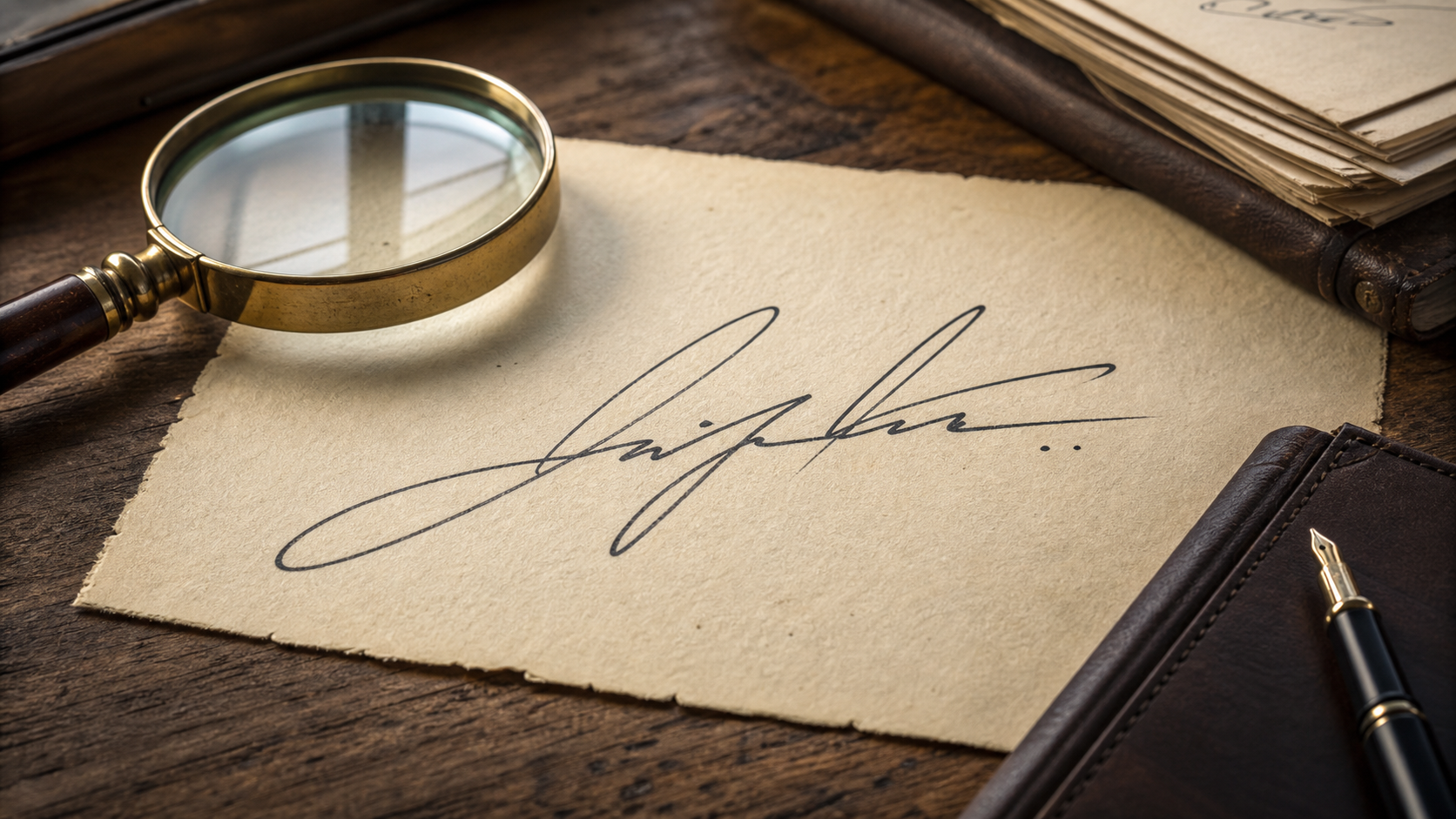 AI Autograph Identifier example created for Dreamina