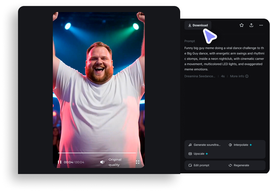 Prévisualisez et téléchargez la vidéo virale