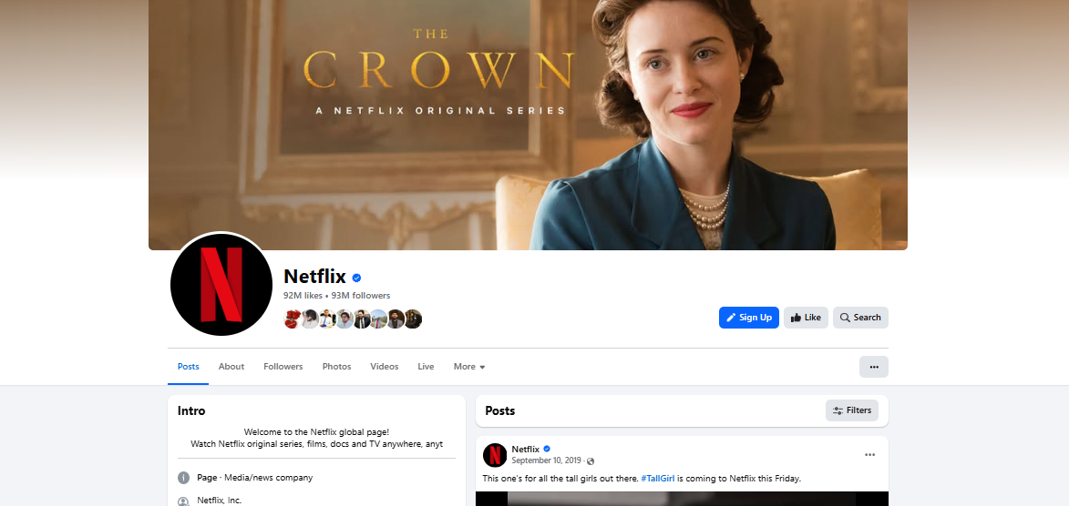 Exemple de marketing Neflix
