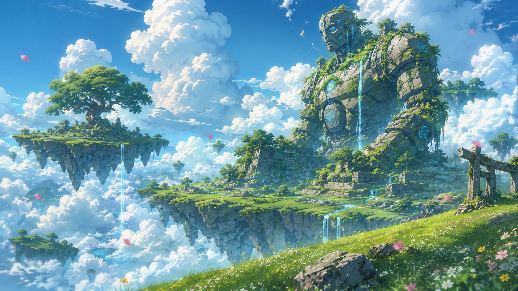 Von Studio Ghibli inspirierte magische Landschaften