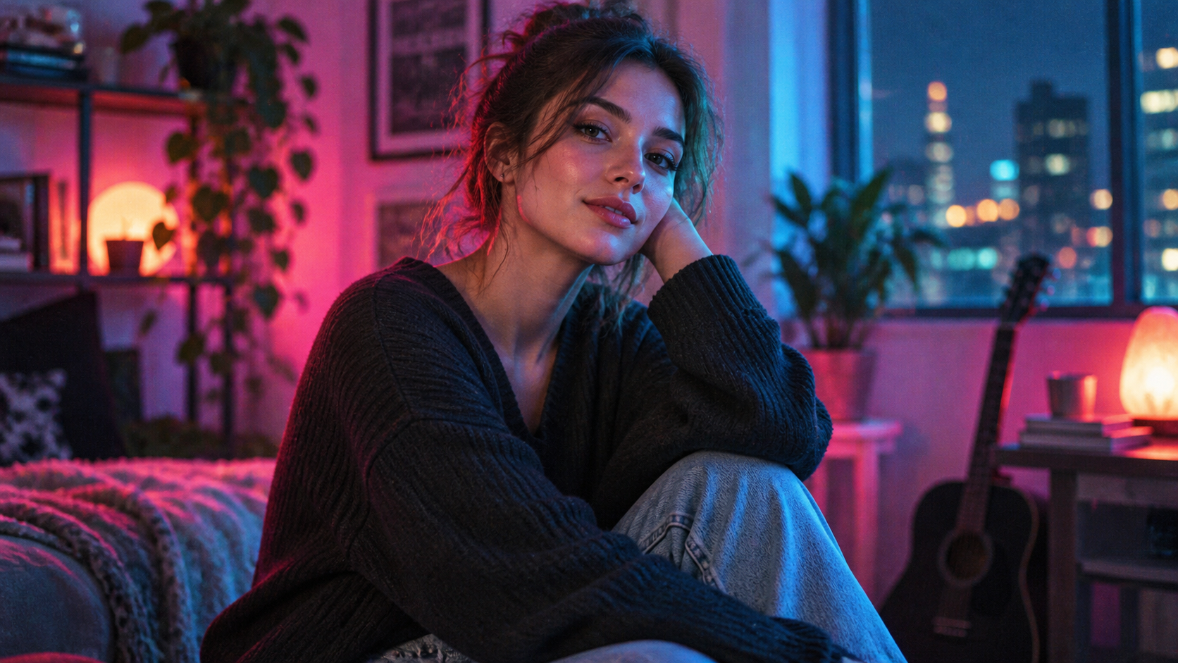 80s Retro Style Look Photo Editing original 16:9 visual