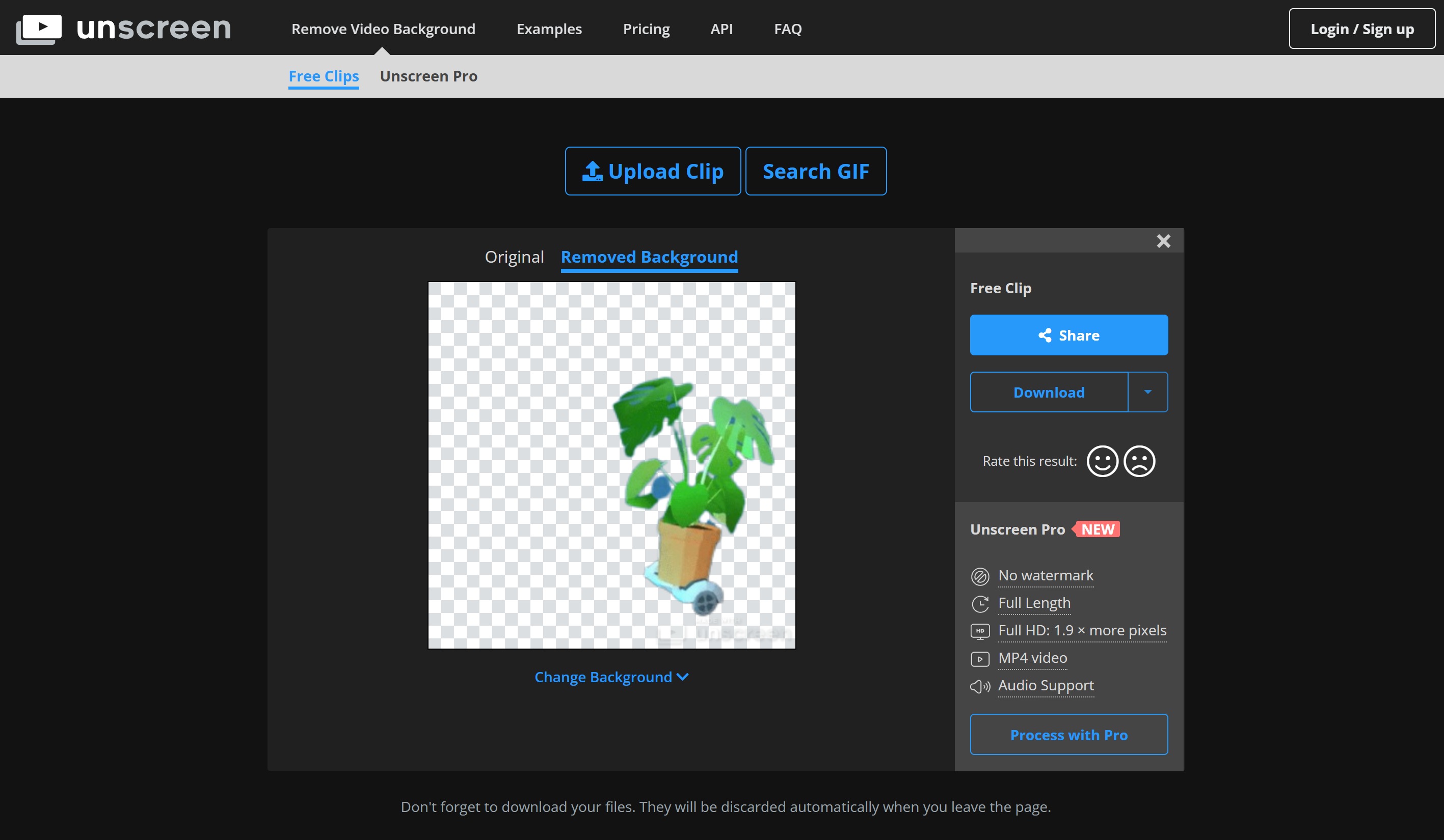 Unscreen: lo strumento migliore per rimuovere lo sfondo dalle GIF animate