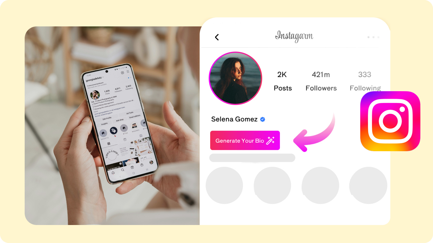 bio generator voor instagram