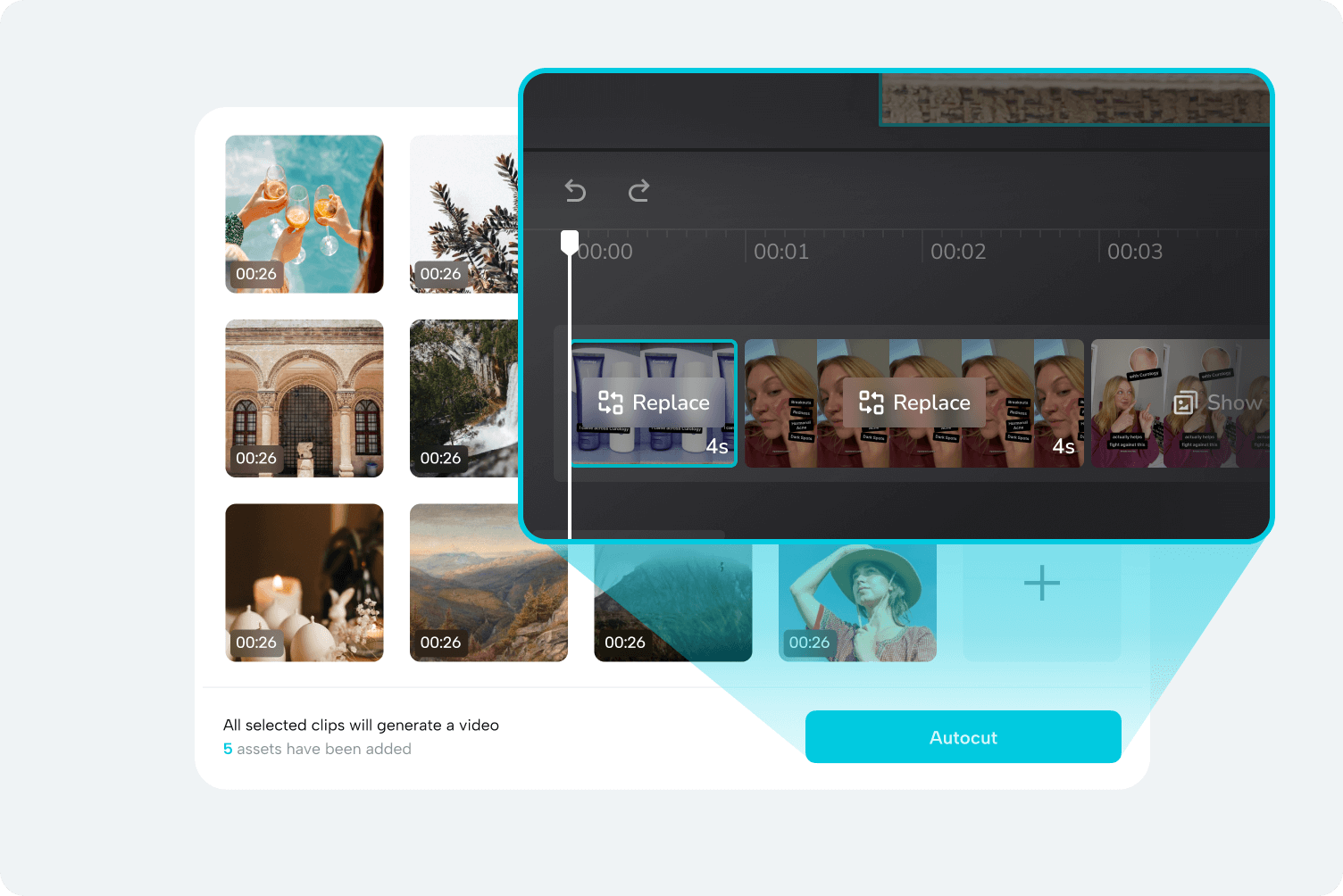 Auto cut and customize