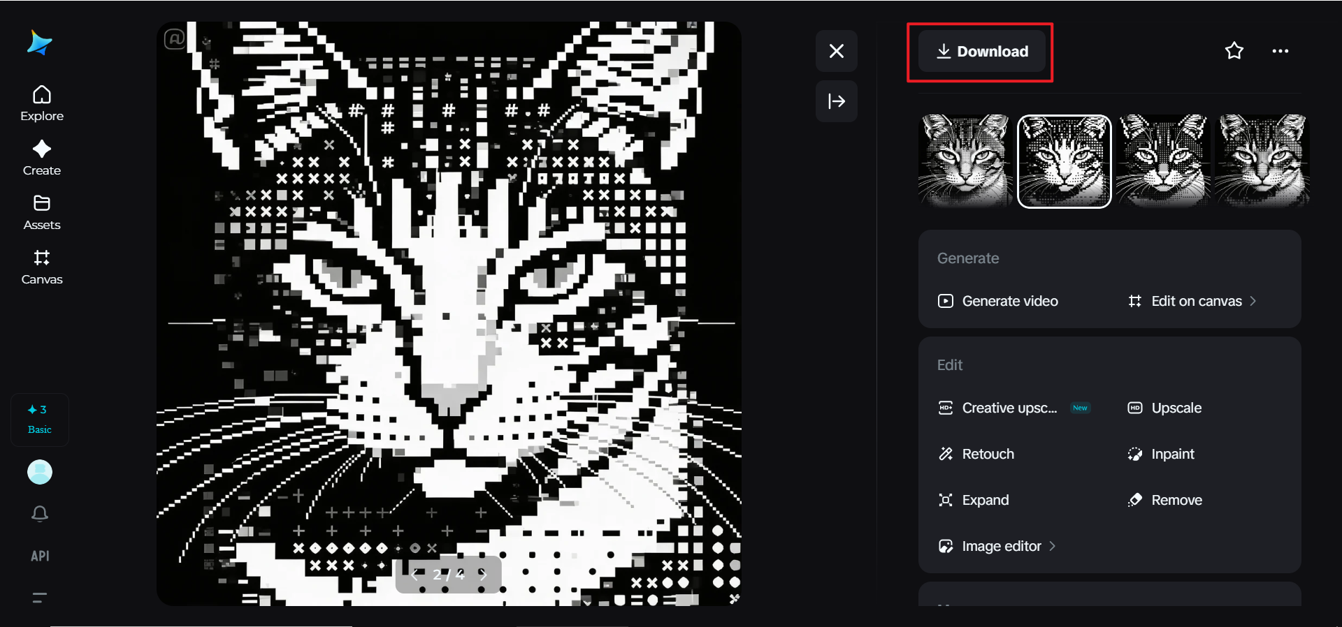 ดาวน์โหลดภาพงานศิลปะแบบ ASCII ของคุณ