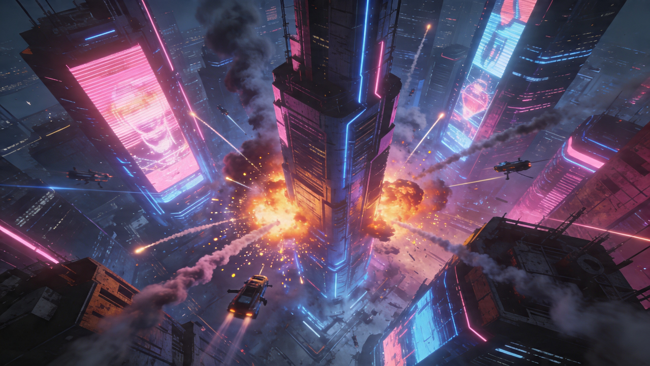 Sci-Fi Action Scene