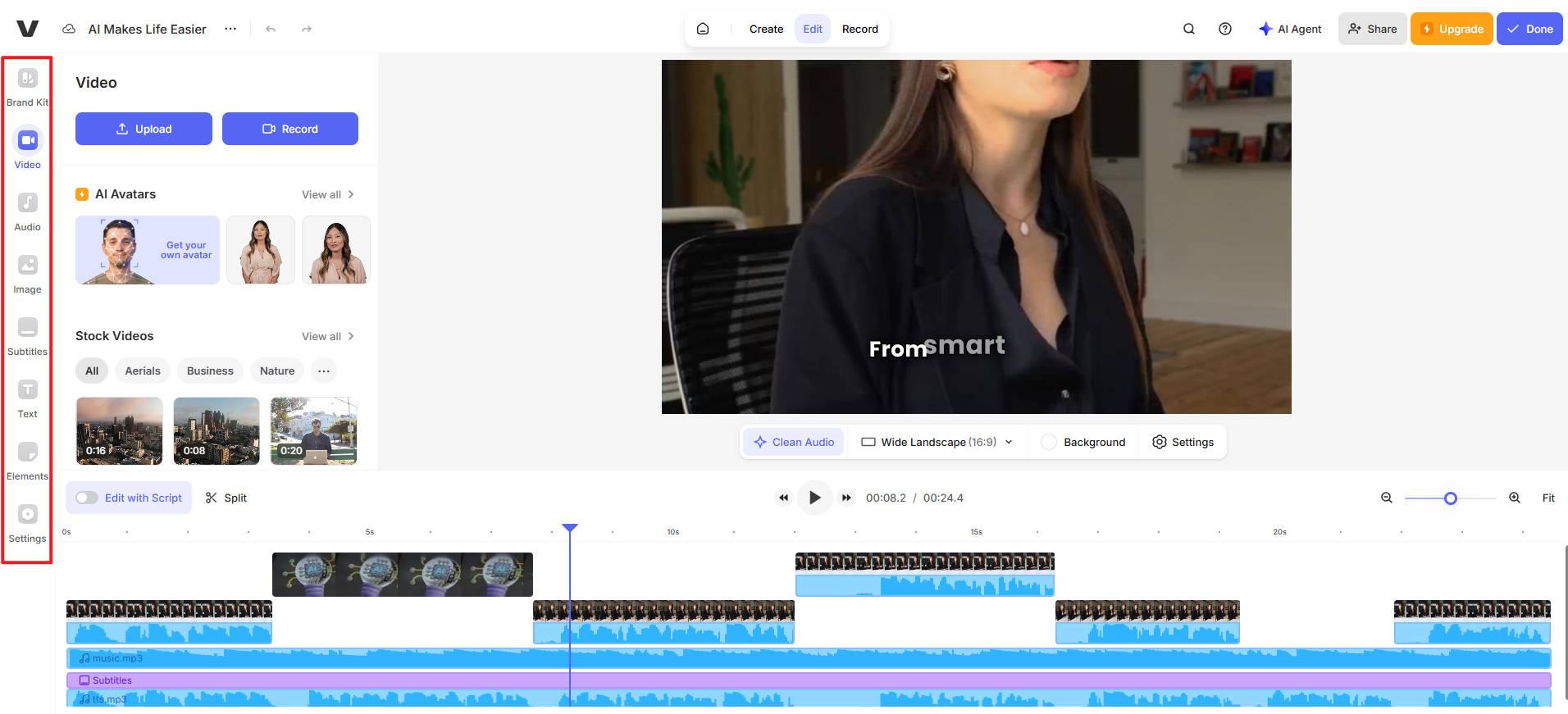 script to video ai animation