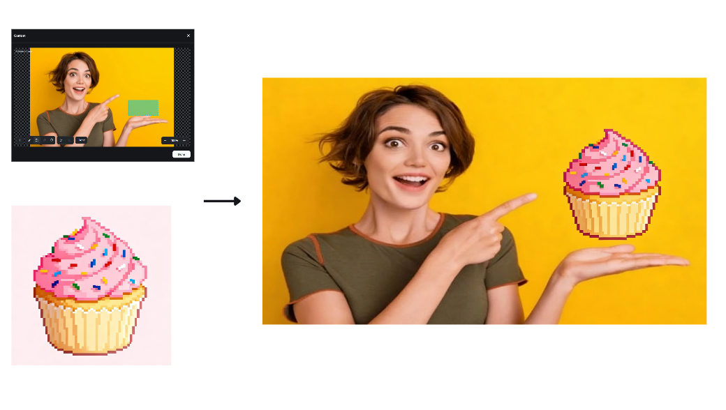 Interactive editing feature in Dreamina
