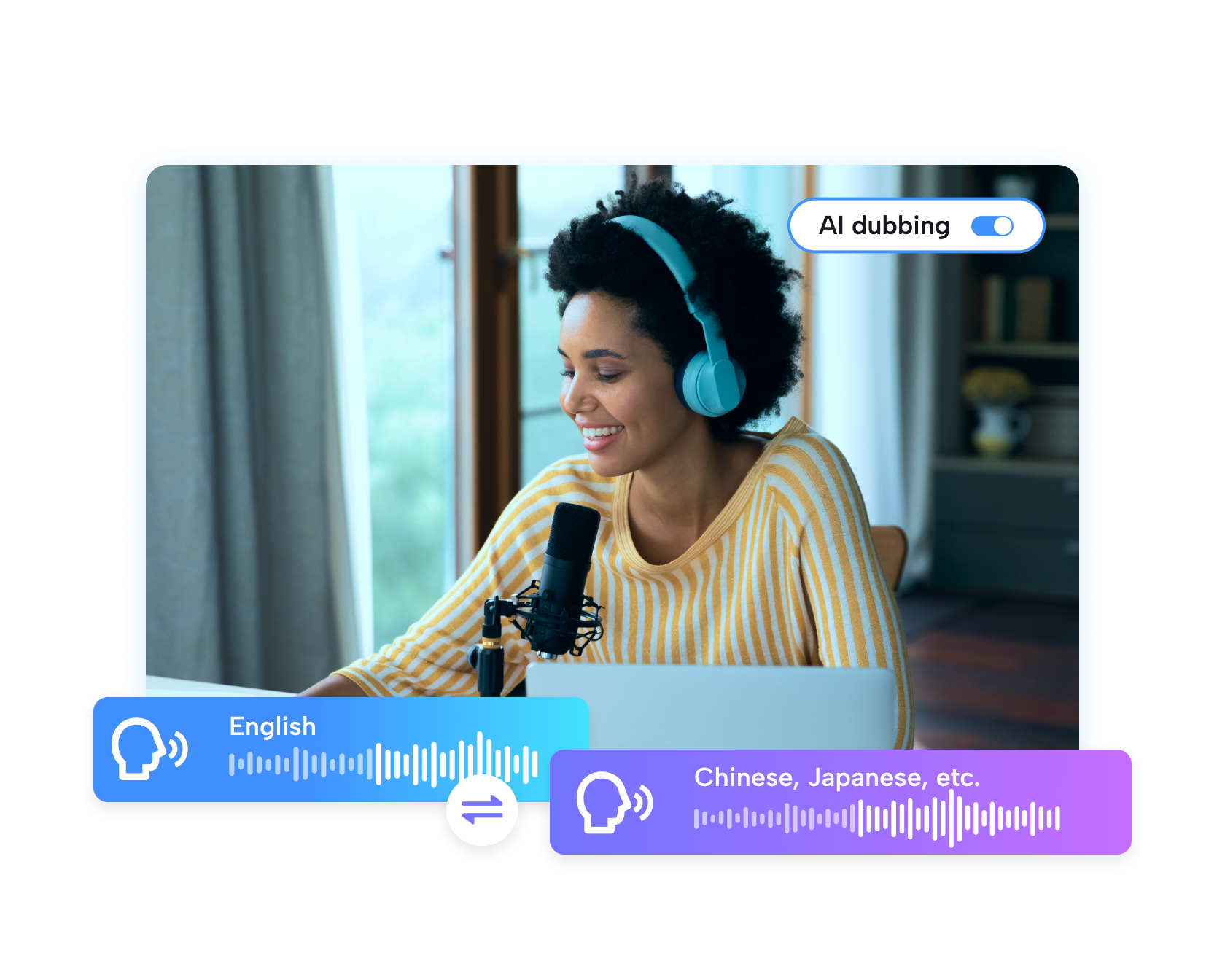 Dublagem Gratuita IA para Tradução de Vídeo