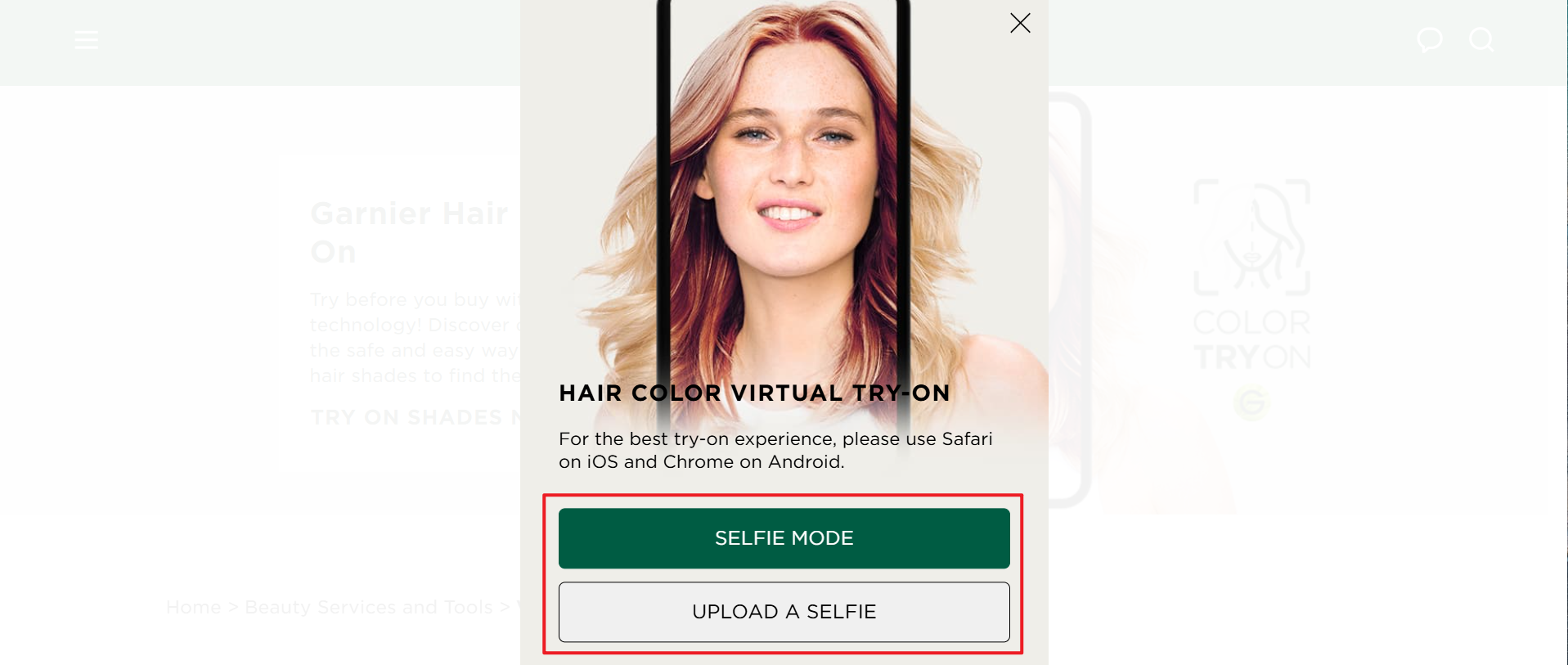 try on hair color virtually
