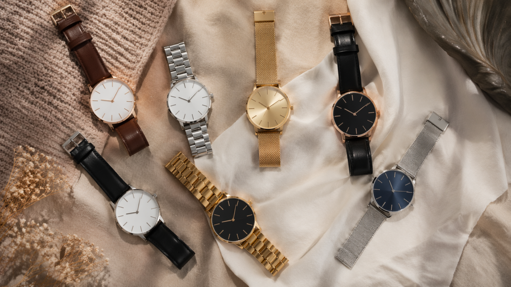 Dreamina virtual watch try on prompt example 3: Minimal Smartwatch