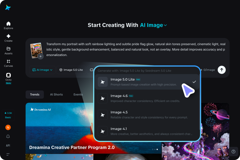 Customize settings and generate