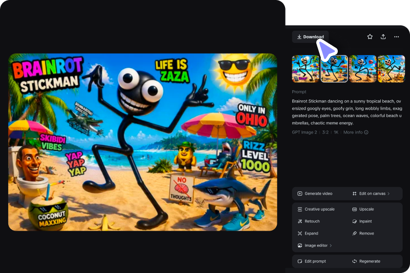 Preview and download