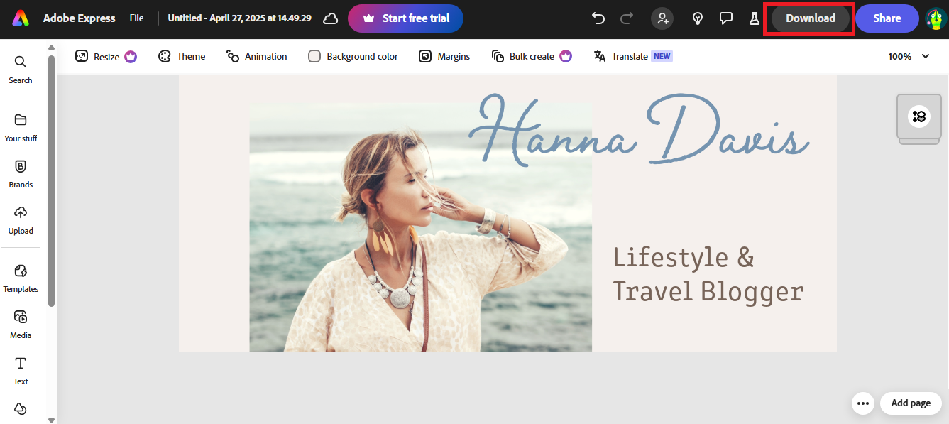 design media kit