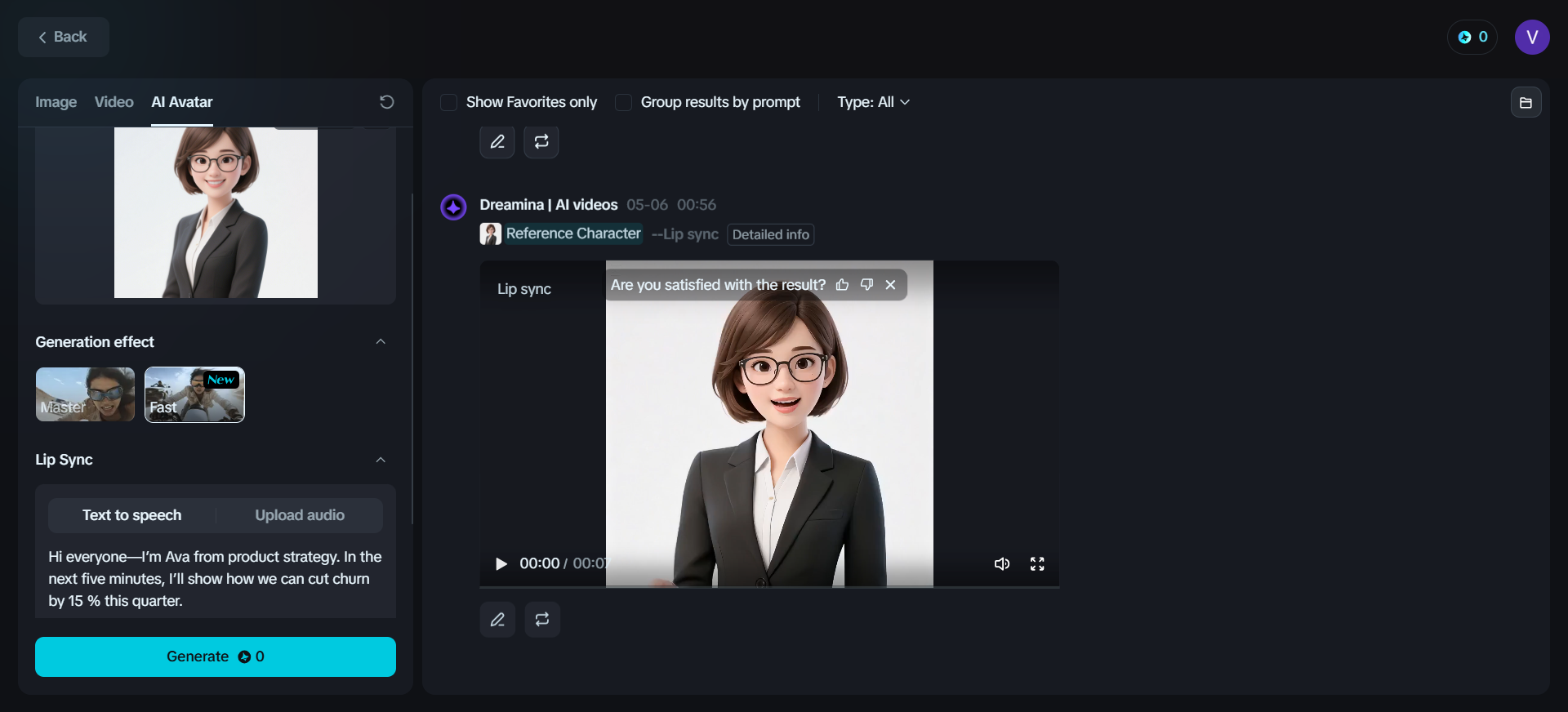 Anime seu IA avatar