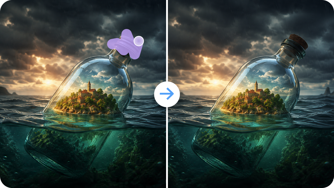 Free AI image inpainting tool