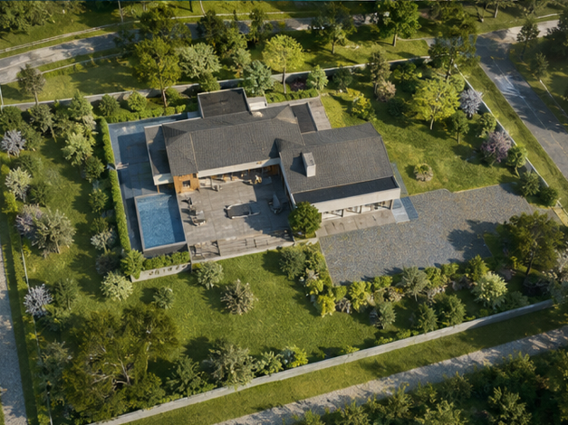 Google Earth AI Image Generator prompt example 3 - Property development concept