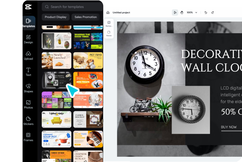 Customize the design and add event details