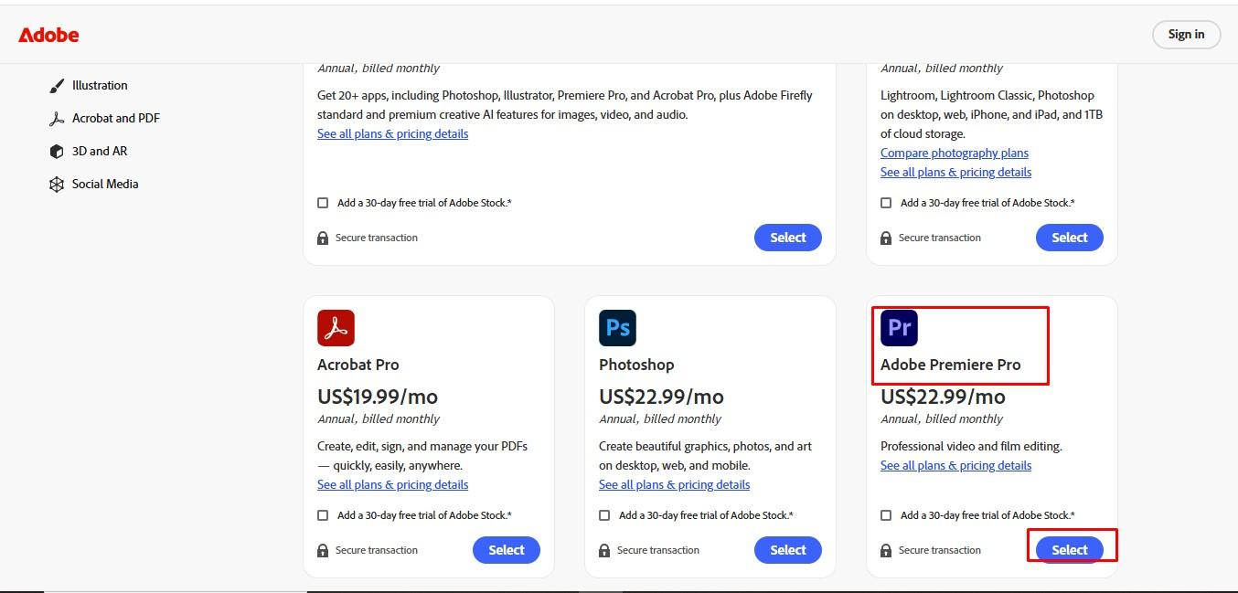 Adobe Premium Pro kaufen