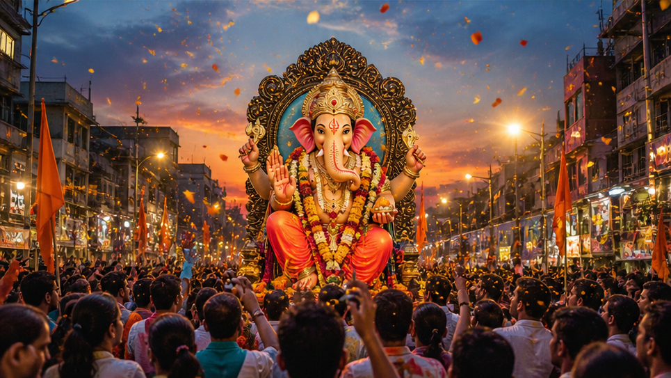 Ganpati Bappa CapCut Template 2026 — Festival Procession