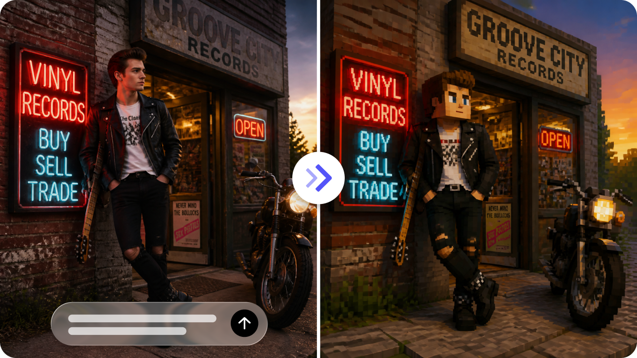 Intelligent image-to-image conversion