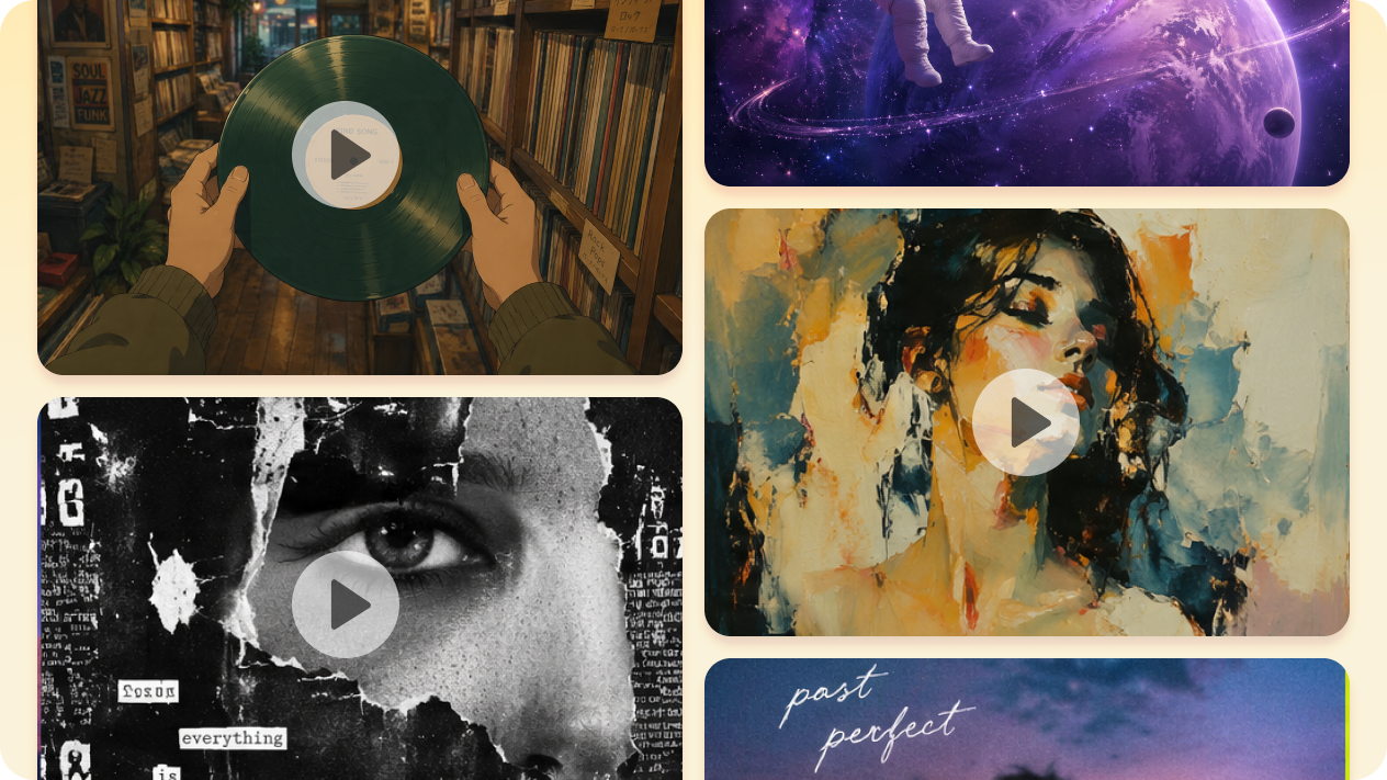 Explorează mai multe idei Spotify Canvas cu AI Agent