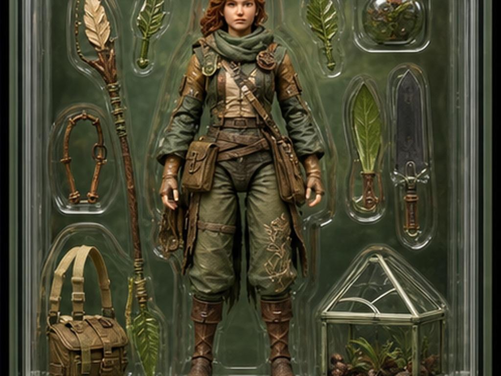 Action Figure Nag-uudyok ng agarang halimbawa 3 - Fantasy botanist figure