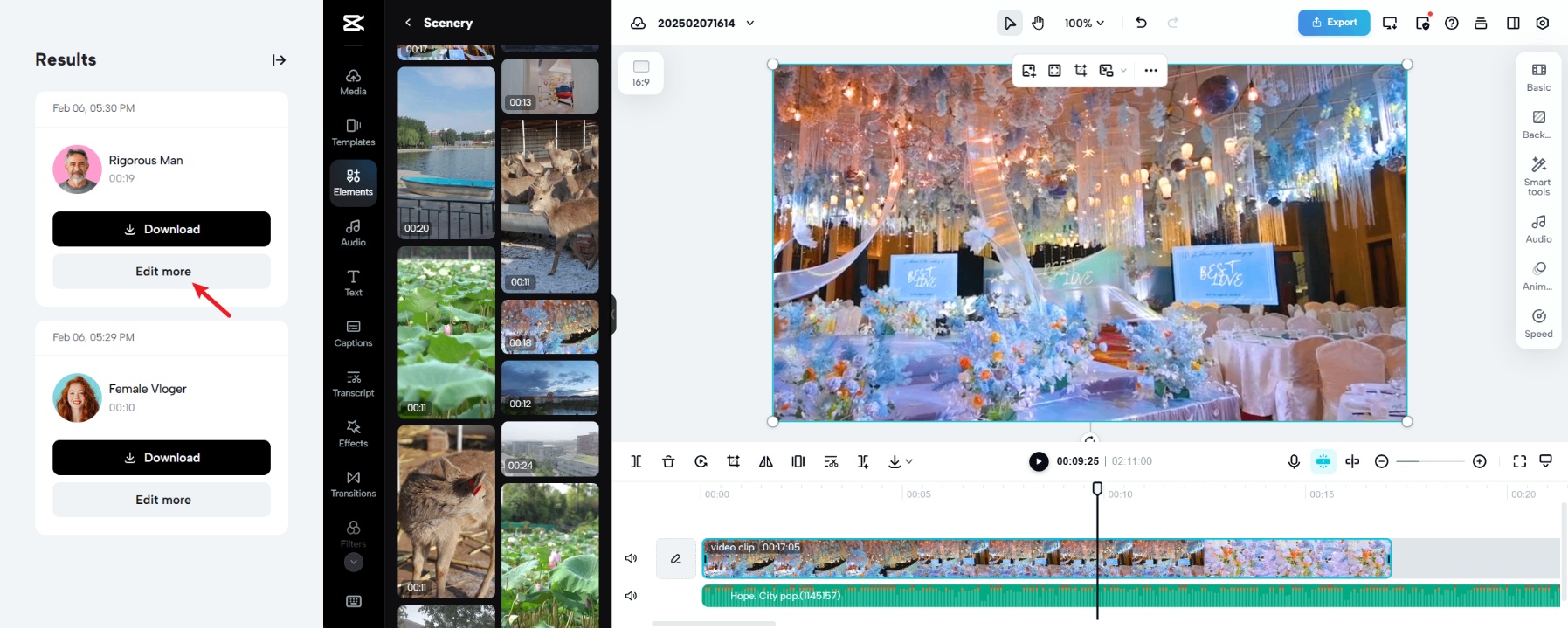 Seamless integration of video editor