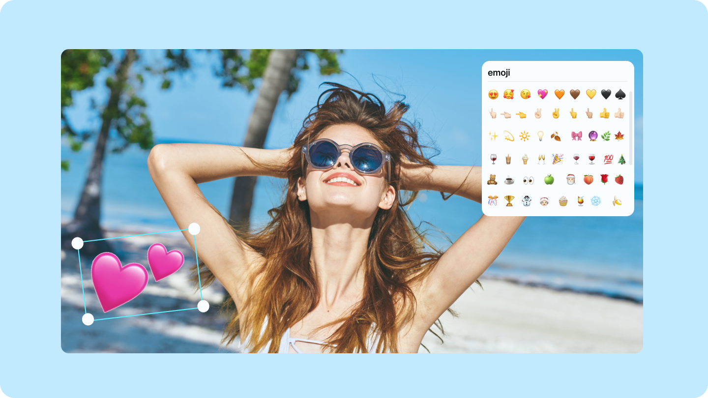 add emoji to photo